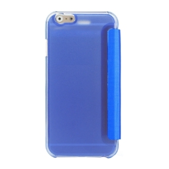 SUNSKY Horizontal Flip Leather Case with Call Display ID for iPhone 6 Plus and 6S Plus (Blue)