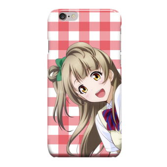 Indocustomcase Anime Apple iPhone 6 plus Cover Hard Case - Pink