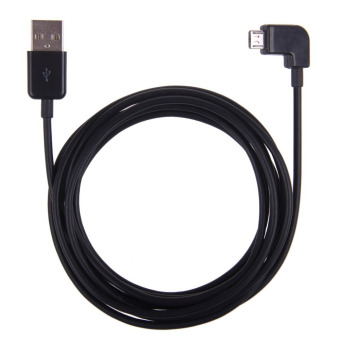 CY Chenyang 200cm Left Angled 90 Degree Micro USB Male to USB Data Charge Cable for Mobile Phone & Tablet (Black)