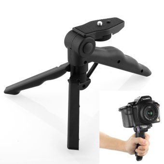 New High Quality 2 in 1 Handheld Grip Mini Tripod for Camera Camcorder