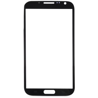 TimeZone Outer Glass Lens Touch Screen Protective Cover with Repair Tools for Samsung Note 2 (Black)