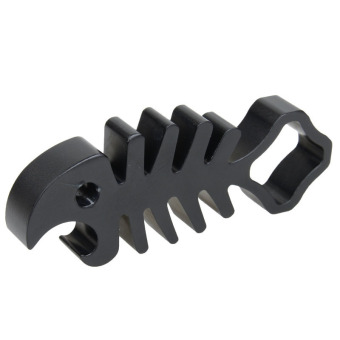TMC Fishbone Style Aluminium Tighten Wrench Nut Spanner Thumb Screw Tool for GoPro Hero 4 / 3+ / 3 / 2 / 1(Black)