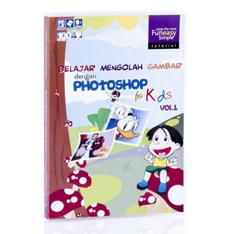 Tokoedukasi CD Tutorial Adobe Photoshop CS4 for Kids vol.1 by Simply Interactive
