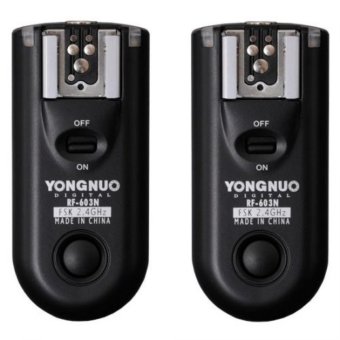 YONGNUO Digital Wireless Flash Trigger for Nikon Camera - RF-603N N1 - Black