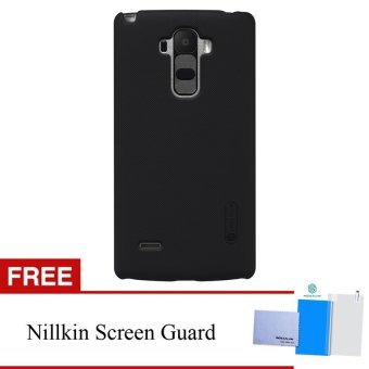 Nillkin For LG G4 Stylus Super Frosted Shield Hard Case Original - Hitam + Gratis Nillkin Screen Protector