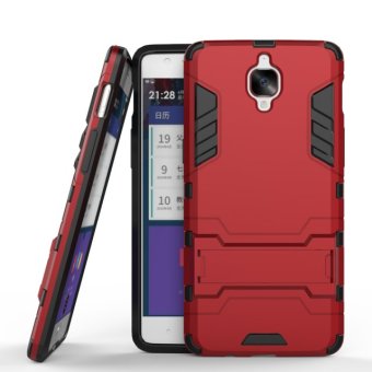 BYT Iron Man hibrida handphone untuk OnePlus 3 (merah)