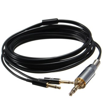 1.8M Audio Headphone Cable For SENNHEISER HD477 HD497 HD212 pro EH250 EH350 (Black)