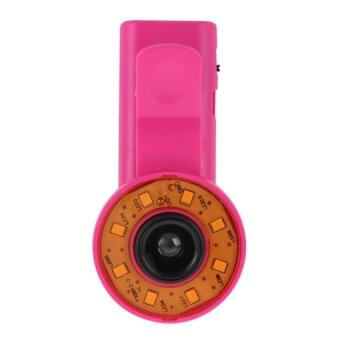 Aimons Clip On Lensa Selfie Wide Angle LED - Pink