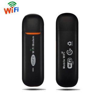 FLORA 150Mbps UF230 3G Portable Wireless router and Wifi modem (black orange) - intl