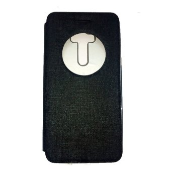 Ume Asus Zenfone Zoom ZX551ML Flip Shell / FlipCover / Leather Case / Sarung HP / View - Hitam