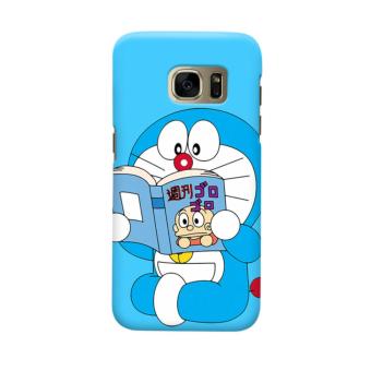 Indocustomcase Cartoon Doraemon Reading Casing Case Cover For Samsung Galaxy S7
