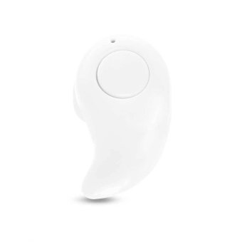Headset Mini Wireless Bluetooth Stereo In-Ear Earphone Headphone Headset For Smart Phone Android & iOS - Putih