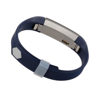 Lantoo Accessory Silicone Watch Band for Fitbit Alta, Size Large, Available in 10 colors（Navy）
