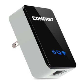 COMFAST CF-WR300N 300Mbps Wireless Router WiFi Repeater Network Range Expander Amplifier Wireless Signal Booster (Intl)