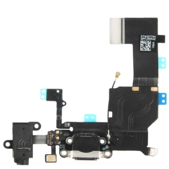 New High Quality Version Tail Connector Charger Flex Cable + Headphone Audio Jack Ribbon Flex Cable for iPhone 5C - intl