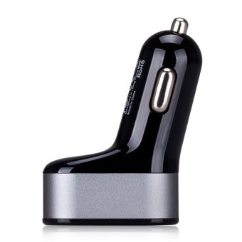 MOMAX XC 4.4A 3 USB Ports Car Charger (CB/CE-EMC Certification) - Black
