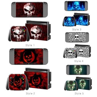 Decal Human skeleton Skin Sticker Dust Protector For Nintendo Switch Console ZY-Switch-0190 - intl
