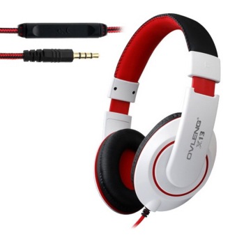 OEM OVLENG X13 Universal Headset with Mic (White and Black)