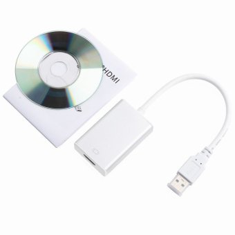 OEM USB 3.0/2.0 to HDMI/DVI Adapter for Windows For Mac up to 2560x1440 in White (Intl) - Intl