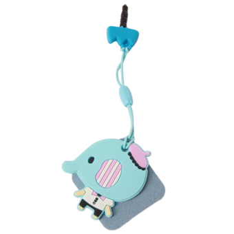 LALANG Mobile Phone Dust-Proof Plug Lovely Elephant Blue - intl