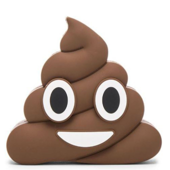 Power Bank Emoji Model Kotoran 2600mAh - Chocolate