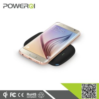 Powerqi T410 Wireless Charging Pad with Power Bank 4000mAh - Black