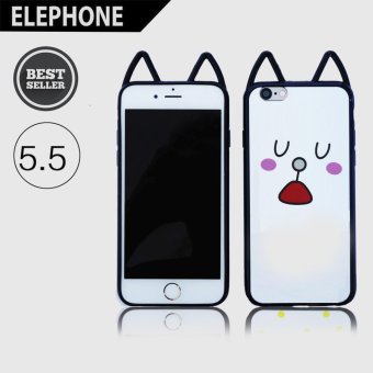 CASING COVER HP JELLY SOFTCASE WITH CAT EARS IPHONE 6P