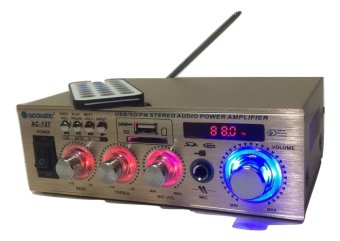 Acoustic Ac137 Power Amplifier Usb Mp3 Karaoke Radio