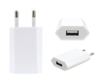 Power Adaptor Untuk iPhone / iPad / iPod - Putih