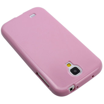 niceEshop Glossy Jelly Flexible TPU Case Skin for Samsung Galaxy S4 i9500 (Pink)
