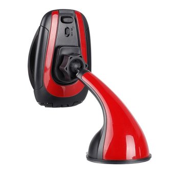 Cocotina 360° Rotating Car Auto Windshield Mount Holder For Mobile Phone GPS (Red)