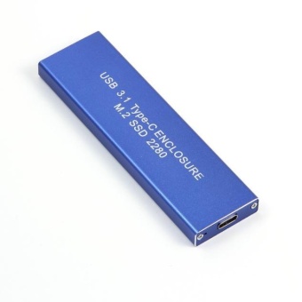 USB 3.1 Type-C to NGFF M.2 SSD 2280 Storage Case Adapter Card Enclosure - intl