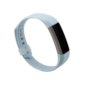 Lantoo Accessory Silicone Watch Band for Fitbit Alta, Size Large, Available in 10 colors（Light Blue）