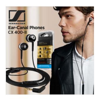 [Sennheiser]CX 400-II Precision Ear-Canal Phones with Bass-Driven Stereo Sound black/earphones - intl