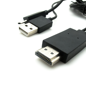 Miibox Mobile Phone / Medialink MicroUSB 3.0 TO HDMI / HDTV Cable MHL Adapter (Micro 11pin USB)