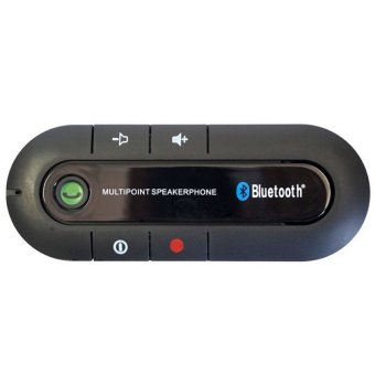 Titanium Bluetooth Hands Free Call Car Kit - NAT1800 - Hitam