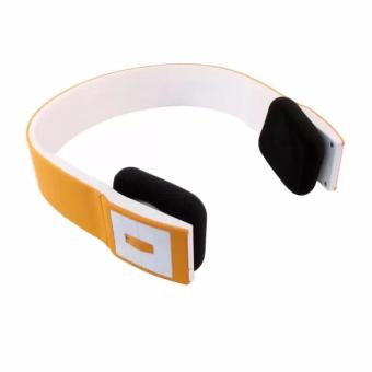 Bluetooth Stereo Headset Two Channel MP3 Music Headphone - BTH-401 - Orange