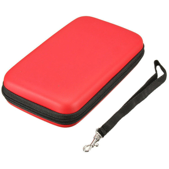 Cocotina Portable Carry Hard Zip Case Protective Bag Pouch Sleeve – Red