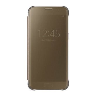 Samsung Original Clear View Cover Samsung Galaxy S7 - Gold