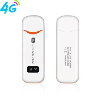 FLORA Portable 4G/3G Internet LTE Wireless USB Modem USB Dongle (white orange) - intl