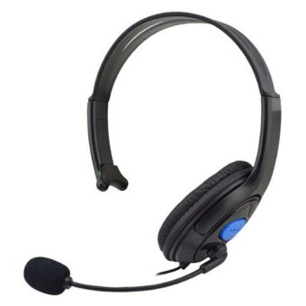 HuntGold Gaming Headset Headphone with Vol Control for Playstation 4 - (Black)