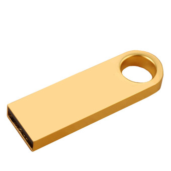 LCFU764 128 GB Memori Flash USB Drive Logam Menempel Pena Jempol Lucu Kunci Disk U (Gold)
