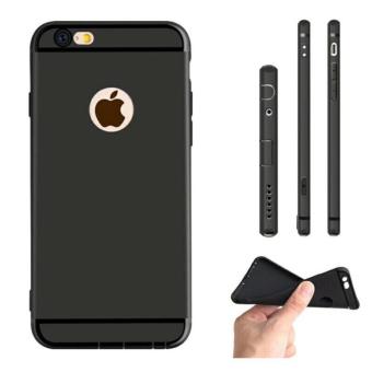 Softcase Slim Silicon Iphone 6+/6 Plus Soft Case Casing Karet Back Cover - BLACK