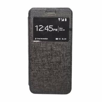 Softcase Casing for Huawei Honor 4C Flip Cover / Flip Shell Delkin [Hitam]