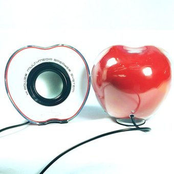 Speaker Apel G-005 - Apple Speaker - Merah/Hijau