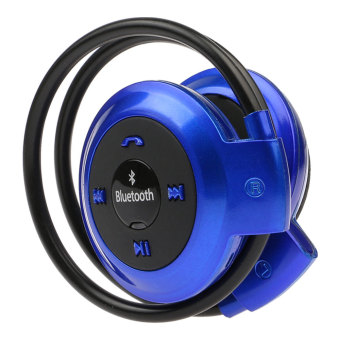 Vanker OEM mini503 Wireless Bluetooth MIC Stereo Headphone Earphone for Samsung iPhone LG (Blue)