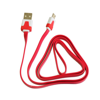 Cantiq Micro USB To USB PowerBank Long Cable Charger Data Sync Cord For Smartphone/Cable Data Micro Powerbank Panjang - Merah