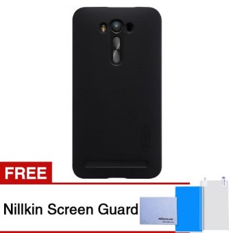 Nillkin Frosted Hard Case For Asus Zenfone 2 Laser 5 Inch Hitam + Gratis ScreenGuard Nillkin