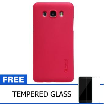 Nillkin For Samsung Galaxy J5 2016 / J5108 Super Frosted Shield Hard Case Original - Merah + Gratis Tempered Glass