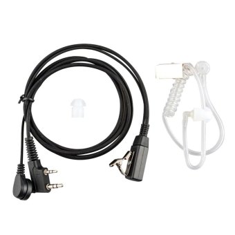 Earpiece Headset Anti-noise 2 Pin PTT Mic Microphone For Radio Baofeng A79 - intl